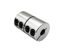 ELILANEY 1pc D30 L40 Type rigide Serrage Accouplement Alésage En Aluminium Entraînement CNC Mâchoire Arbre Moteur Coupleur Arbre réglable(14mm to 14mm)