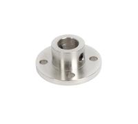 ELILANEY Accouplement à bride rigide, trou intérieur de 3mm à 14mm, Guide de moteur, coupleur d'arbre, connecteur de moteur, 1 pièce Arbre réglable(4mm)