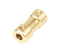 ELILANEY Accouplement d'arbre de moteur en laiton, 5 pièces, connecteur de Transmission de moteur de coupleur de 2mm 2.3mm 3mm 3.17mm 4mm 5mm 6mm Arbre réglable(3mm to 3mm)