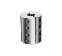 ELILANEY Accouplement d'arbre L20 D20, connecteur de moteur de couple à Cardan rigide, coupleur CNC en aluminium, Joint universel for imprimante 3D, 1 pièce Arbre réglable(4X9mm)