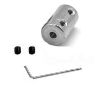 ELILANEY Accouplement d'arbre rigide en acier 14x22mm, 1 pièce, 4mm 5mm 6mm 8mm 10mm, coupleur d'alésage, manchon de connecteur de Transmission de moteur Arbre réglable(5MM to 5MM)