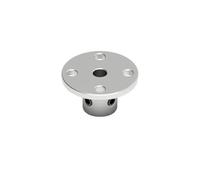 ELILANEY Accouplement de bride d'arbre de guidage, 1 pièce, 2mm 3mm 3.17mm 4mm 5mm 6mm 6.35mm 7mm 8mm 10mm 11mm 12mm 14mm, coupleur rigide, connecteur de moteur Arbre réglable(10mm)