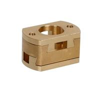 ELILANEY Adaptateur de couplage d'imprimante 3D, axe Z, coupleur en laiton T8, vis mère de 8mm, lit chaud, 1 pièce Arbre réglable
