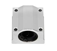 ELILANEY Bloc coulissant à roulement linéaire en alliage d'aluminium SCS8UU SCS10UU SCS12UU SCS16UU SCS20UU, siège de douille coulissante for arbre de Rail de guidage Correction support(SCS12UU)