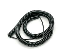 ELILANEY Câble à ressort spiralé à 8 conducteurs 26 AWG extensible 0,15 mm² rétractable flexible à griffes ligne d'extension de traction Élastique Flexible(Stretch 2.5 Meters)