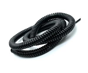 ELILANEY Câble spiralé à 2 conducteurs 15 AWG 1,5 mm², cordon d'extension de ligne, câble de tension de levage hydraulique Élastique Flexible(Stretch 2.5 Meters)