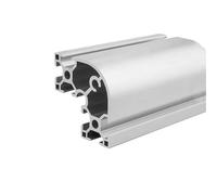 ELILANEY Cadre extrudé en aluminium 6630R 60 x 60 mm, rail d'angle, profil d'arc for atelier, clôtures industrielles, supports d'escalade Support bord(900mm 35.43" long)