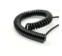 ELILANEY Cordon élastique à ressort extensible à 6 brins, 3 mètres, for suspension, exposition, extérieur, télescopique Élastique Flexible(24AWG)