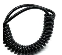 ELILANEY Cordon spiralé à ressort à 8 brins, connexion à griffes, extensible, souple et élastique, levage hydraulique, ligne extensible de 2 mètres Élastique Flexible(22AWG)