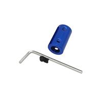 ELILANEY Coupleur d'arbre de moteur rigide, 1 pièce, 2mm 3mm 3.17mm 6mm 6.35mm 7mm 8mm 10mm, couplage rigide 4mm 5mm, connecteur en aluminium Arbre réglable(4mm x 6mm)