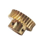 ELILANEY Engrenage à vis sans fin for turbine à 40 dents, rapport de réduction 1:40, module 0,5, module 0,8M, module 1,5, pignon à vis sans fin en cuivre Réducteu turbine(1.5M 40T 18mm bore 6mm keyway