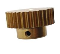 ELILANEY Engrenage cylindrique en laiton 0,5 m 72 dents, module 0,5, 72 dents, pignon droit avec pas de 37 mm de diamètre, vis M3 Mécanique(2mm bore)