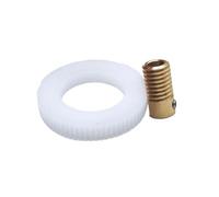 ELILANEY Engrenage de turbine en plastique 0,8 module, rapport de réduction 1:40, réducteur à vis sans fin, verrouillage électronique for maison intelligente Réducteu turbine(14mm OD 5mm bore rod)