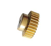 ELILANEY Engrenage droit en cuivre 0,5 m 73 dents avec pas 0,5 module 73 dents, pignon à dents droites, diamètre extérieur 37,5 mm, épaisseur 10 mm, engrenage cylindrique Mécanique(6mm bore)