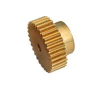 ELILANEY Engrenage droit en cuivre de 0,5 module, 82 dents, pignon de 42 mm de diamètre, engrenage mécanique à dents droites de 0,5 m, 82 dents Mécanique(6mm bore)