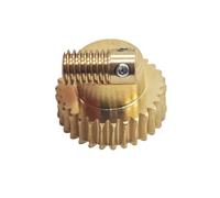 ELILANEY Ensemble d'engrenages à vis sans fin en cuivre 0,5 M 60 dents, rapport de réduction 1:60, engrenage de turbine, alésage 5 mm, module 0,5, pignon à vis sans fin de turbine 60 dents Réducteu tu