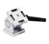 ELILANEY Joint pivotant Flexible en alliage de Zinc, avec poignée de Type L, for profils d'extrusion 3030 4040, connexion de direction, charnière mobile fixation support(4040)