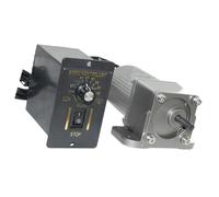 ELILANEY Kit de moteur de contrôle de vitesse de cadre 25 W 80 x 80 mm 110 V AC monophasé 4IK25RGN-C moteur réducteur de vitesse réglable CW CCW Réduction de couple(62rpm)