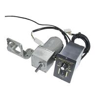 ELILANEY Kit de motoréducteur à vitesse variable 2IK6RGN-C, 6 W, 220 V CA, monophasé, cadre 60 x 60 mm, réducteur de vitesse réglable Réduction de couple(450RPM)