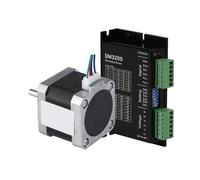 ELILANEY Kit de pilote de moteur pas à pas Nema 17, 0,42 nm, 1,7 a, 0,3 a-2,2 a, 18-40 V DC, 1.8 degrés, arbre D de 5mm, moteur pas à pas en boucle ouverte de 42mm Pilotes de machine