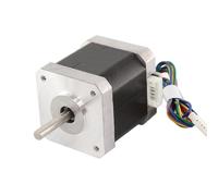 ELILANEY Lot de 5 moteurs pas à pas Nema 17 biphasés à 4 fils, 42 x 42 x 48 mm, 1,8 A, 52 N.cm, 1,8 degré, for fraiseuse CNC Pilotes de machine