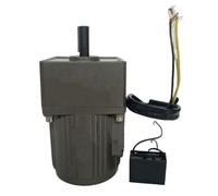 ELILANEY Moteur à engrenages à vitesse fixe 25 W, 220 V CA, monophasé, 4IK25GN-C, vitesse constante, cadre 80 x 80 mm, arbre 10 mm. Réduction de couple(25K)