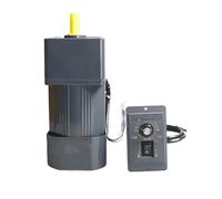 ELILANEY Moteur à engrenages de contrôle de vitesse 60W, 220V AC, monophasé, 90x90mm, moteur à vitesse Variable, réducteur de vitesse, moteur à engrenages à Induction Réduction de couple(20K)