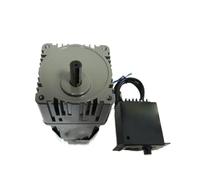 ELILANEY Moteur à engrenages de contrôle de vitesse, cadre 60W 90x90mm, 220V AC monophasé M560-402, réducteur de vitesse Variable, arbre 12mm, clé de 4mm Réduction de couple(75rpm 20K)