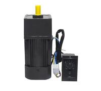 ELILANEY Moteur à engrenages réversible 250 W 220 V CA 6RK250GU-CF, réducteur de vitesse avec régulateur, arbre de 15 mm de diamètre Réduction de couple(4.5rpm)