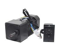 ELILANEY Moteur à engrenages réversible 6RK250RGU-CF, 104 x 104 mm, vitesse réglable, 250 W, 220 V CA Réduction de couple(13.5rpm)