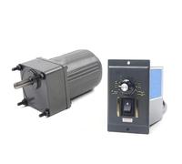ELILANEY Moteur à induction 15 W 110 V AC Réducteur de vitesse 70 x 70 mm Moteur à vitesse réglable avec régulateur Arbre de 10 mm Réduction de couple(25K)