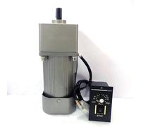 ELILANEY Moteur à vitesse réglable 300W 220V AC 6IK300RGU-CF, avec contrôleur de vitesse, réducteur de vitesse 104x104mm, moteur à engrenages, arbre de 18mm, 1 pièces Réduction de couple(7.5k 186rpm)