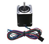 ELILANEY Moteur pas à pas Nema 17 42 x 42 x 48 mm, 2 A, 59 N.cm, 83,6 oz.in, 2 phases, 4 fils, 17HS19, arbre en D de 5 mm Pilotes de machine