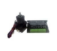 ELILANEY Moteur pas à pas Nema 17 avec boîte de vitesses planétaire, avec pilote 19:1 27:1 50:1, 1,3 a, 2,8 nm, 2 phases, 4 fils, 42x42x34mm Pilotes de machine(19:1)