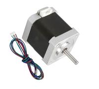 ELILANEY Moteur pas à pas Nema 17 biphasé, 4 fils, 44 N.cm, 1,68 A, 0,9 degré, 42 x 42 x 48 mm, arbre rond de 5 mm. Pilotes de machine