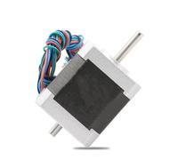 ELILANEY Moteur pas à pas Nema 17, Double arbre de 5mm de diamètre, 42x48mm, 1,6a, 0,44nm, 63oz-in, cadre de 42mm Pilotes de machine