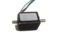 ELILANEY Moteur pas à pas Nema 8 à double arbre de 3,5 mm, 1,8 degré, 20 x 20 x 28 mm, 0,6 A, 1,4 N.cm, 2 phases, 4 fils Pilotes de machine