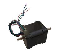 ELILANEY Moteurs pas à pas à Double arbre, 1.8 degrés, 42x48mm, 1,3a, 0,52nm, 3.2 Ohm, Nema 17, moteur pas à pas, arbre de 5mm de diamètre, moteur d'imprimante 3D Pilotes de machine