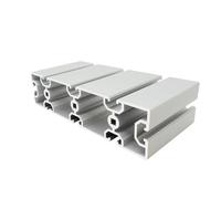 ELILANEY Profilé aluminium 50200 robuste, rainure de 8,2 mm, plan d'extrusion 50 x 200 mm for châssis de manipulateur, support de machines industrielles Support bord(900mm 35.43" long)