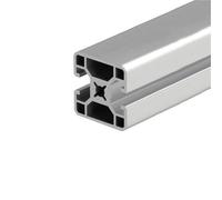 ELILANEY Profilé d'extrusion 4040 en aluminium, cadre d'extrusion argenté, rail linéaire for cadre de bricolage, support d'armoire for aquarium Support bord(650mm long)