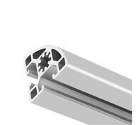 ELILANEY Profilé en aluminium 4545R, rainure de 10,2 mm, 45 x 45 mm, cadre d'extrusion incurvé for cadres d'équipement, garde-corps de machine, support à fleurs Support bord(300mm 11.81" long)