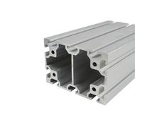 ELILANEY Profilé en aluminium extrudé 80120, rainure de 8,2 mm, plan linéaire 80 x 120 mm, for bandes transporteuses, clôtures industrielles, cadres d'équipements Support bord(900mm 35.43" long)
