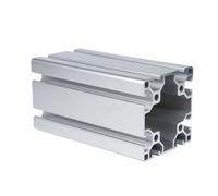 ELILANEY Profilé industriel 8080, norme européenne, 80 x 80 mm, cadre en aluminium extrudé, cloisons, garde-corps, colonne carrée Support bord(200mm)