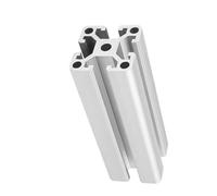 ELILANEY Profilé industriel en aluminium 4040, norme européenne, tube carré robuste de 45 x 45 mm, for garde-corps, étagères et racks Support bord(Silver,1000mm 39.37")