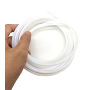 ELILANEY Tube en PTFE de 1 mètre for pièces d'imprimante 3D, extrudeuse à extrémité chaude, Tube de guidage de Filament de 1.75mm, 2mm x 4mm Convoyage Flexible(White)