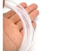 ELILANEY Tube rigide en PTFE, ID de 10 mètres, 0.3mm à 1mm, 260 ℃, manchon de câble enroulé à haute température Convoyage Flexible(ID1.0mm OD1.8mm 600V)