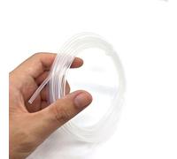 ELILANEY Tube thermorétractable en PTFE translucide, 1 mètre de diamètre, 2mm, 4mm, 6mm, 8mm, 9.6mm, rapport de rétrécissement 4:1, haute température 260 ℃/600V Convoyage Flexible(4mm)