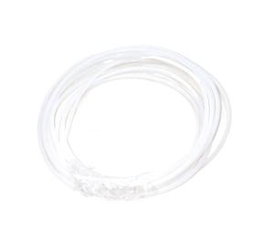 ELILANEY Tuyau isolé Tube PTFE de 5 mètres for pièces d'imprimante 3D tuyau 1mm 2mm 3mm 4mm 5mm 6mm tuyau rigide résistance à la Corrosion à la température Convoyage Flexible(ID 2mm x 3mm OD)