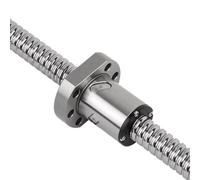 ELILANEY Vis à billes de qualité C5 SFU1605 avec écrou à bille, filetage à droite, diamètre de 16mm, pas de 5mm, BK12 BF12, fin usinée, vis à mouvement linéaire voyage sur scène(700mm)