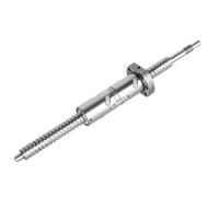 ELILANEY Vis à billes de qualité C7 DFU2505, avec Double écrou, filetage à gauche, diamètre de 25mm, pas de 5mm, BK20 BF20, extrémité usinée RM2505 voyage sur scène(200mm)
